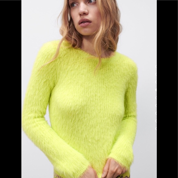 Zara Sweaters - Zara faux fur sweater